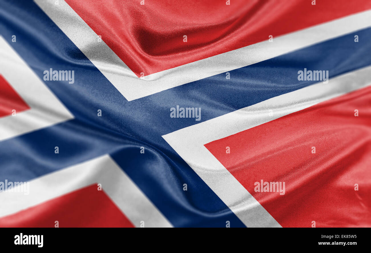 High resolution render of Norway's national flag Stock Photo - Alamy