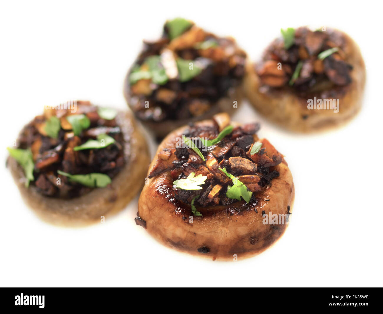 sauteed button mushrooms Stock Photo - Alamy