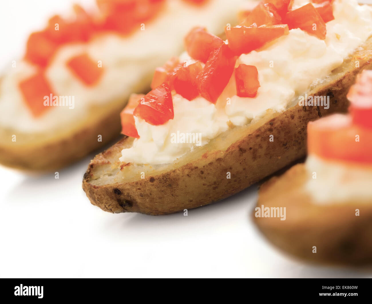 potato skins Stock Photo