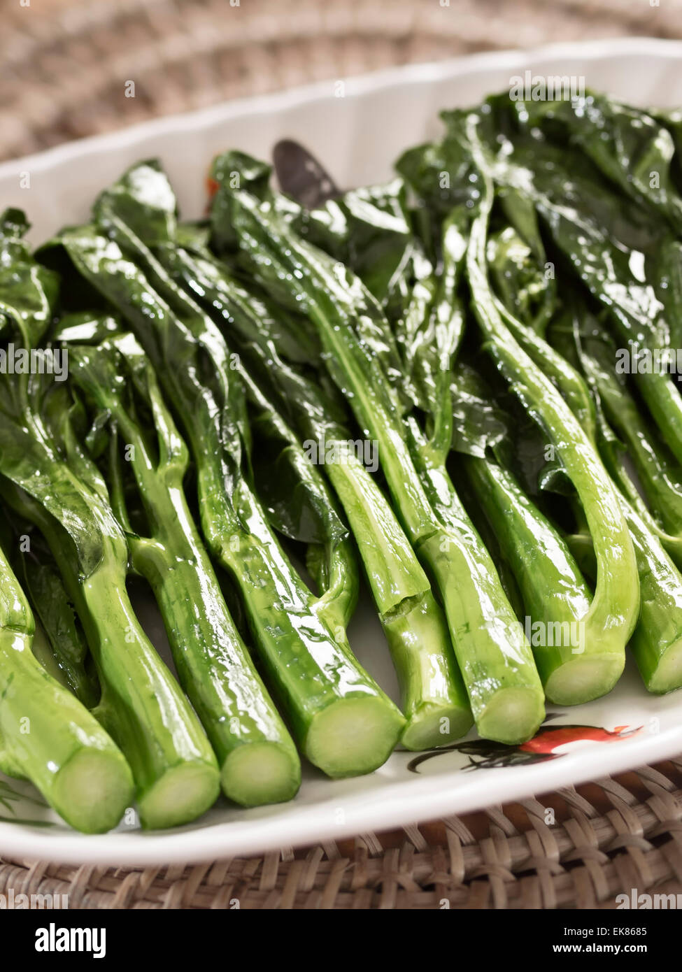 stir fried chinese broccoli Stock Photo - Alamy