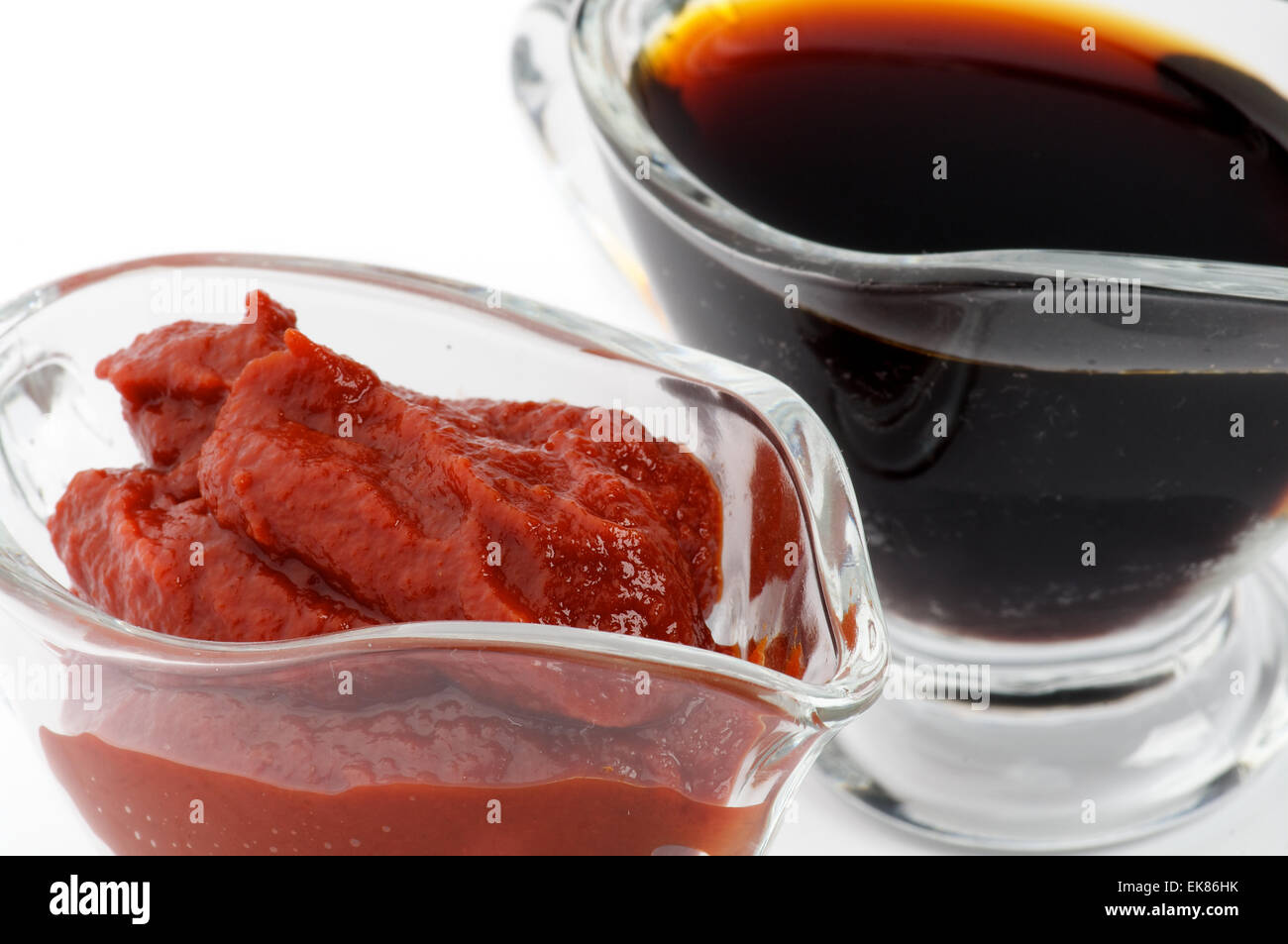 Ketchup and Soy Sauce Stock Photo Alamy