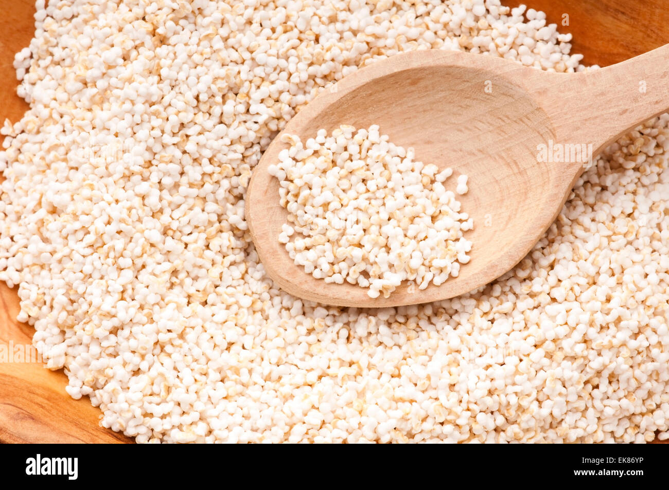Amaranth popping, glutenfree, high protein grain cereal Stock Photo