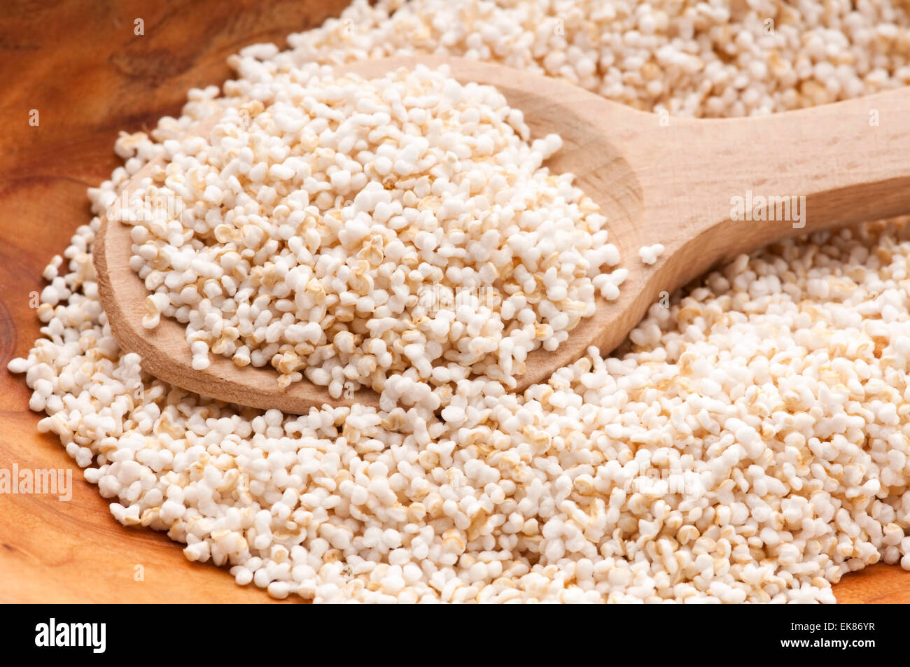 Amaranth popping, glutenfree, high protein grain cereal Stock Photo