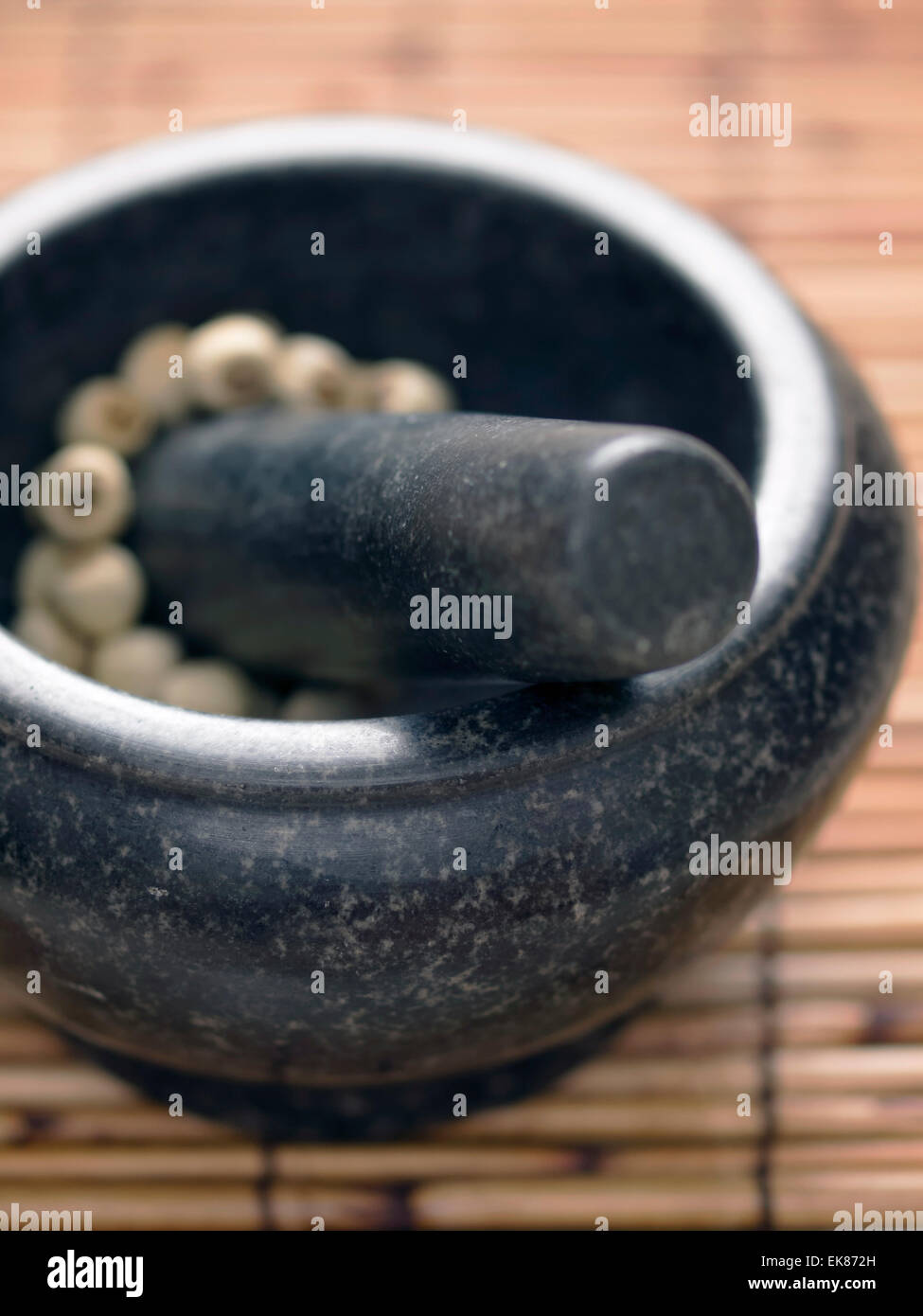 asian mortar and pestle Stock Photo Alamy