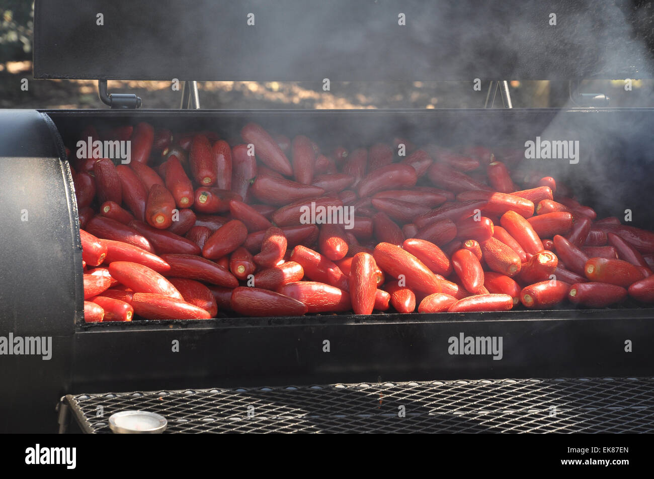 Smoked Hot Peppers Stock Photo Alamy