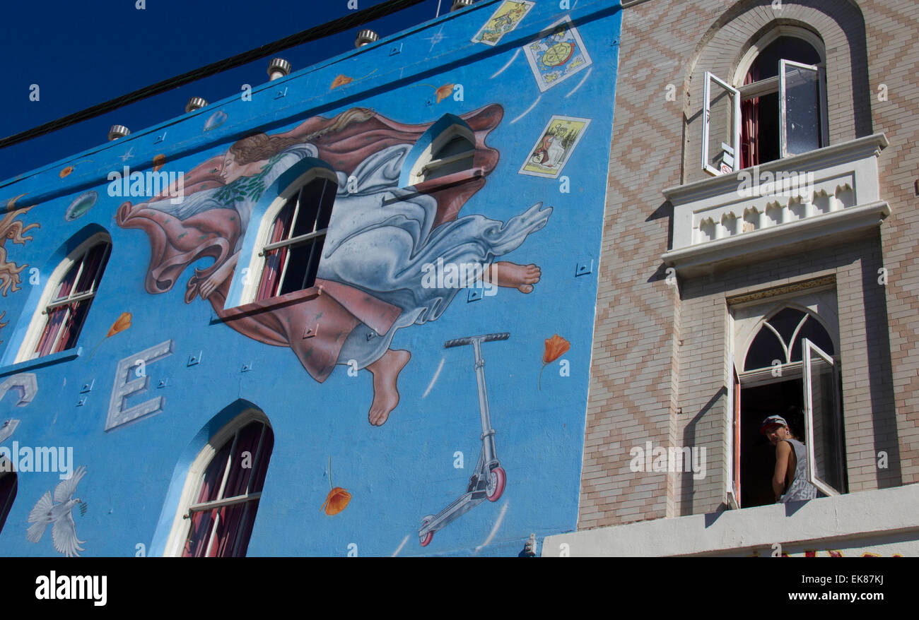 Los Angeles, USA. 23rd Jan, 2015. Photo taken on Jan. 23, 2015 shows graffiti in Los Angeles, the United States. © Yang Lei/Xinhua/Alamy Live News Stock Photo