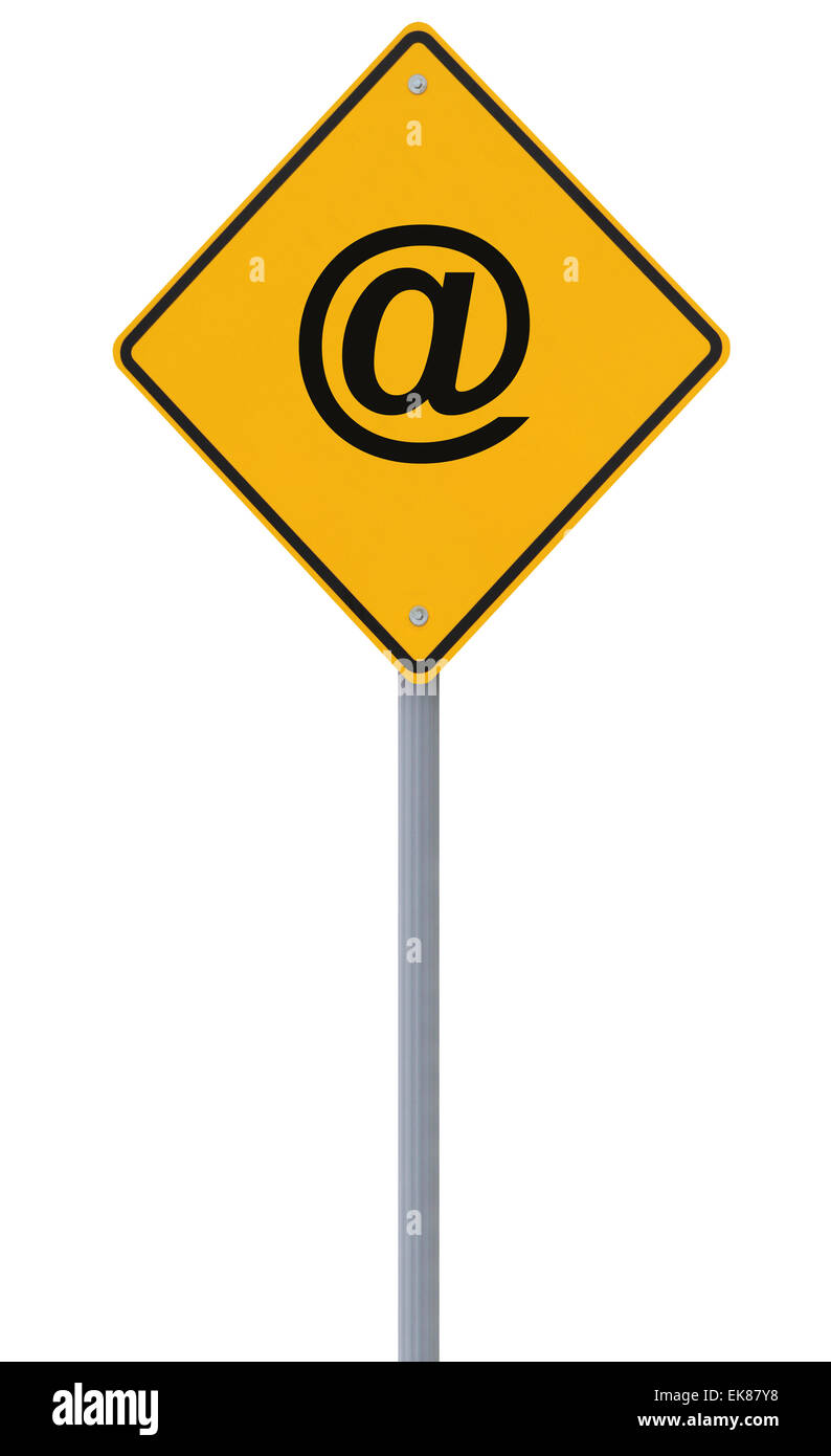 At sign stock photo alamy