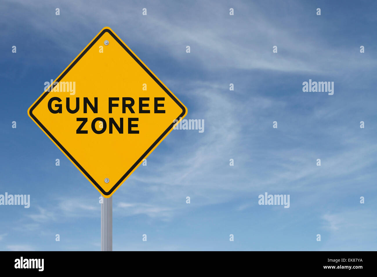 Gun free zone sign hires stock photography and images Alamy