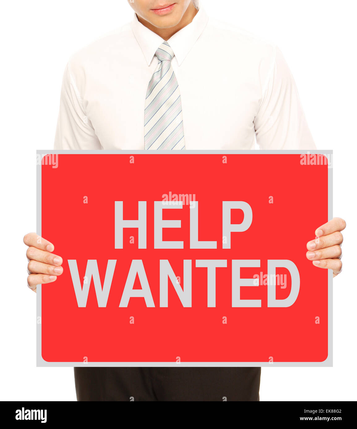 Help Wanted Sign Stock Photo Alamy