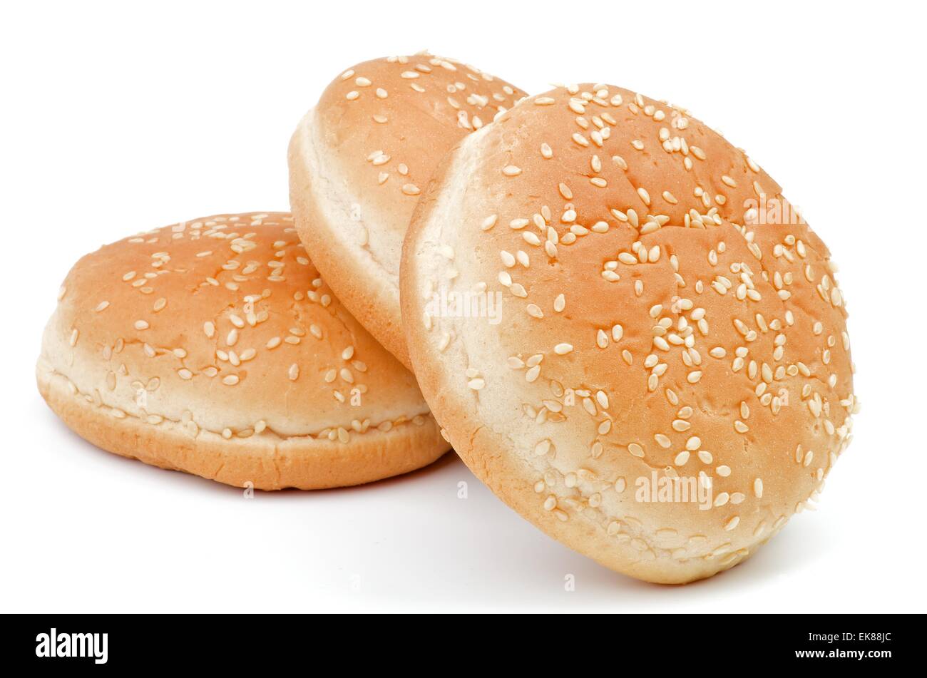 Burger Sesame Seed Buns Stock Photo Alamy