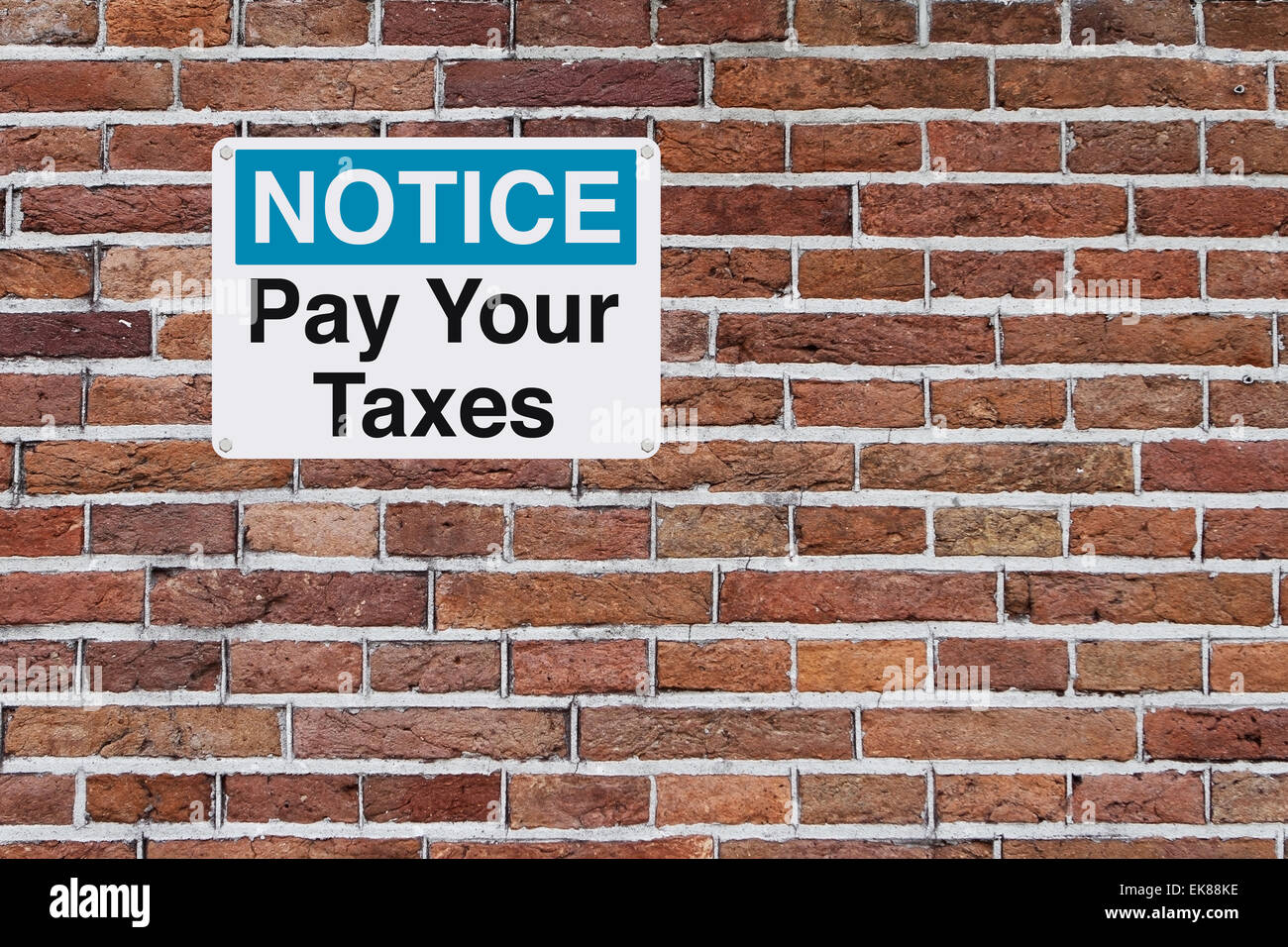 Tax Reminder Stock Photo