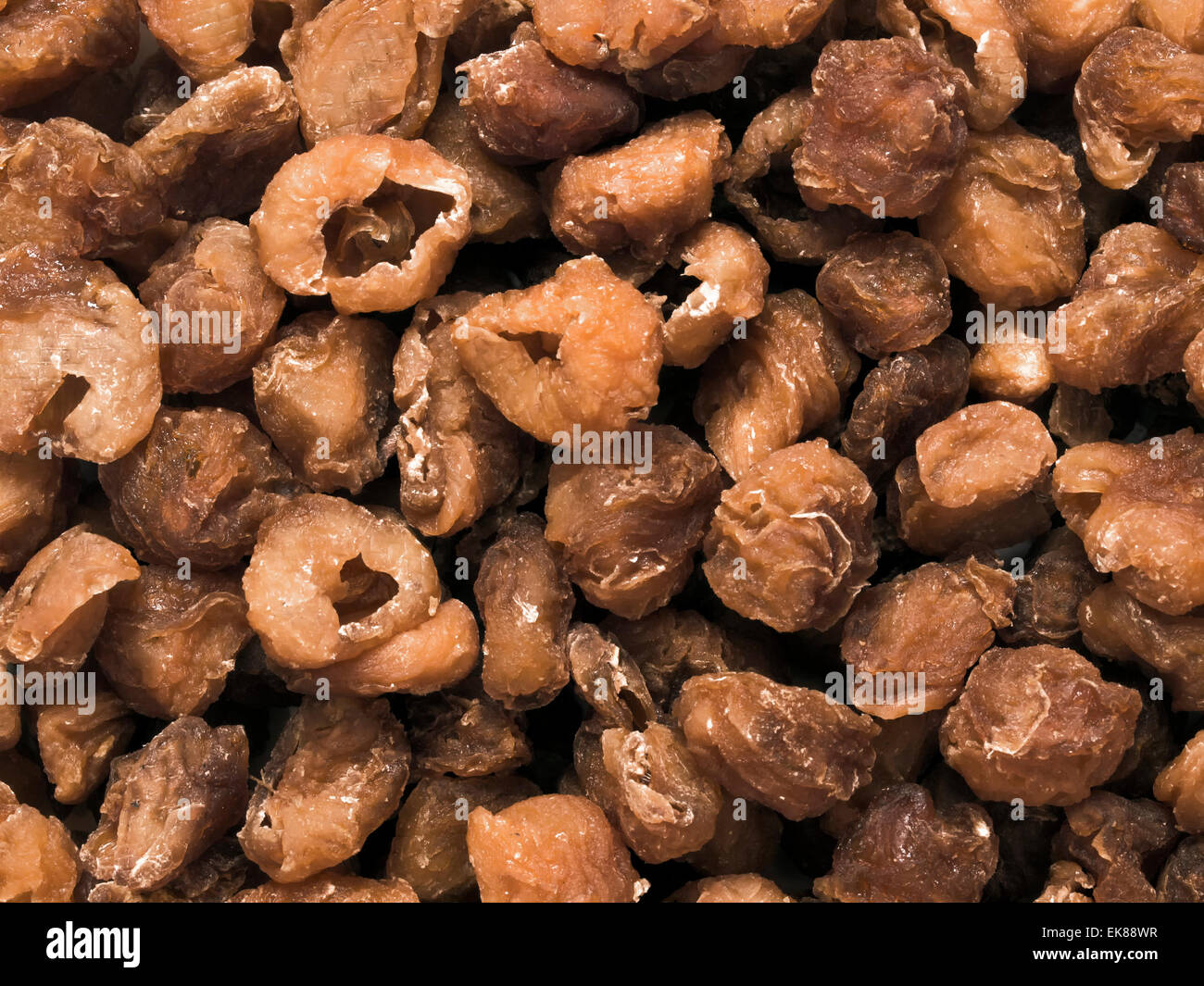 dried longan fruit Stock Photo