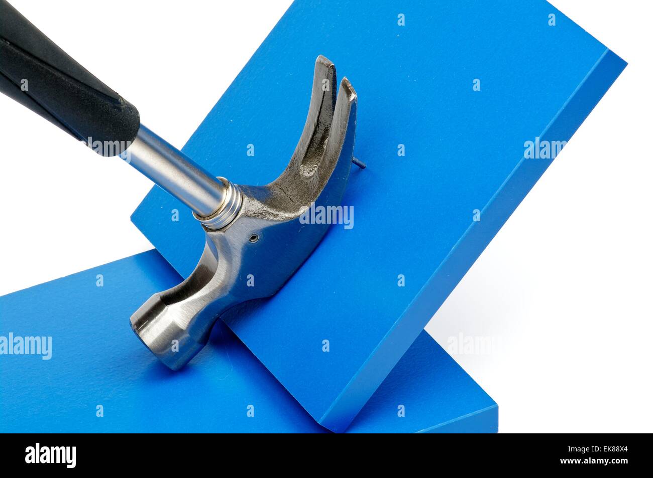 Pulling Nail Out Stock Photo Alamy