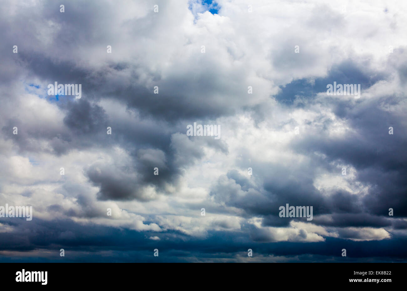 stormy sky Stock Photo