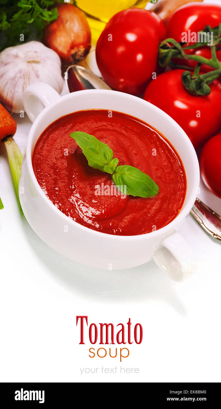 Traditional tomato soup Stock Photo - Alamy
