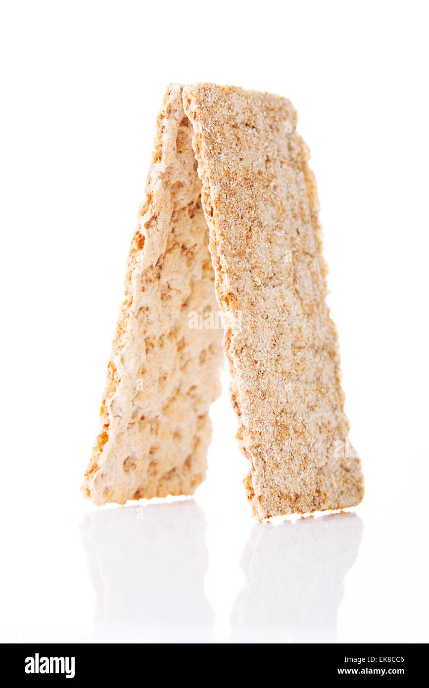 Healthy rye cracker bread Stock Photo Alamy