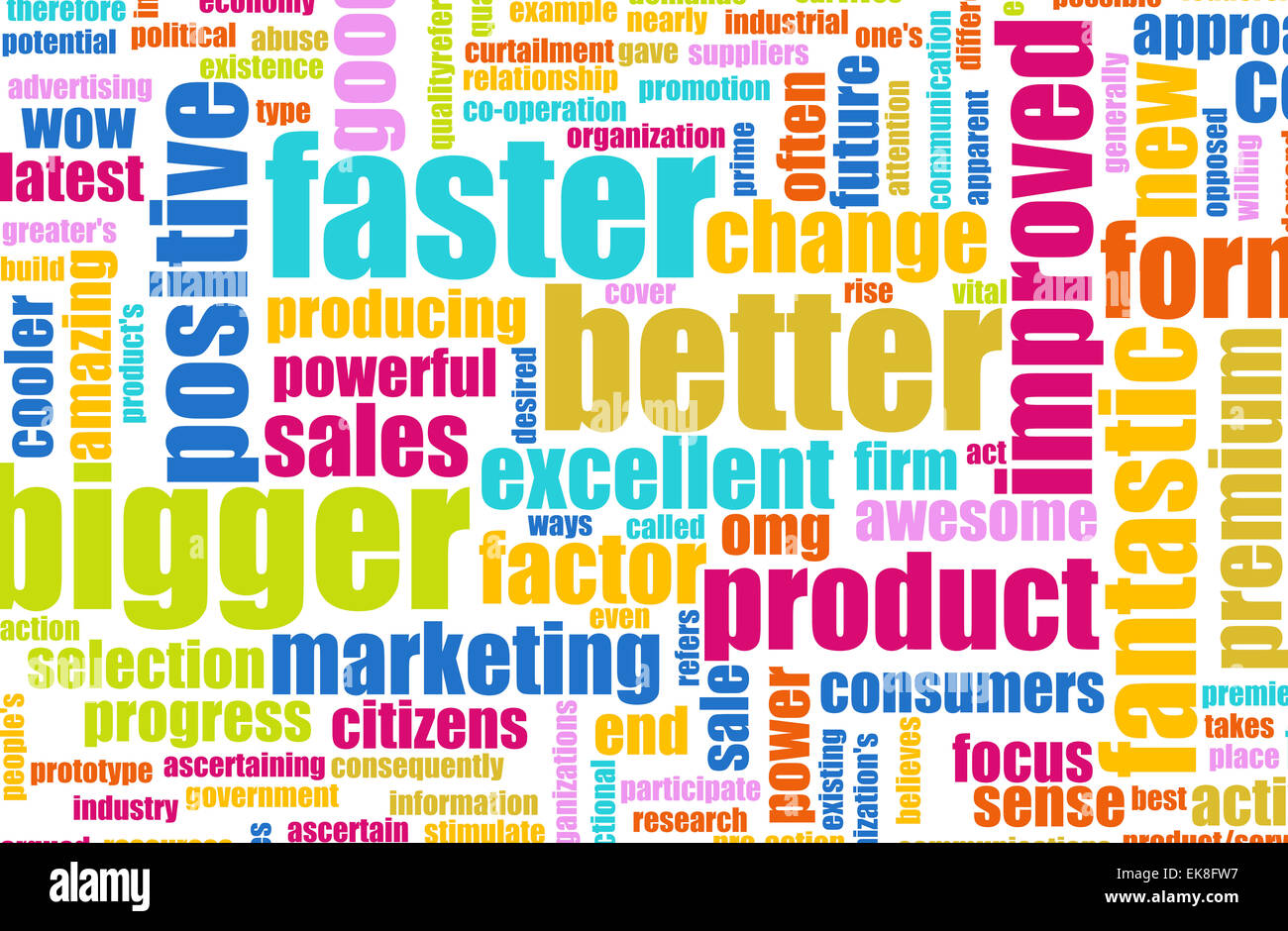 Bigger Better and Faster Stock Photo Alamy