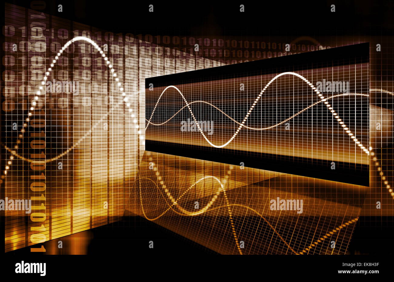 Finance Spreadsheet Tech Graph Stock Photo - Alamy