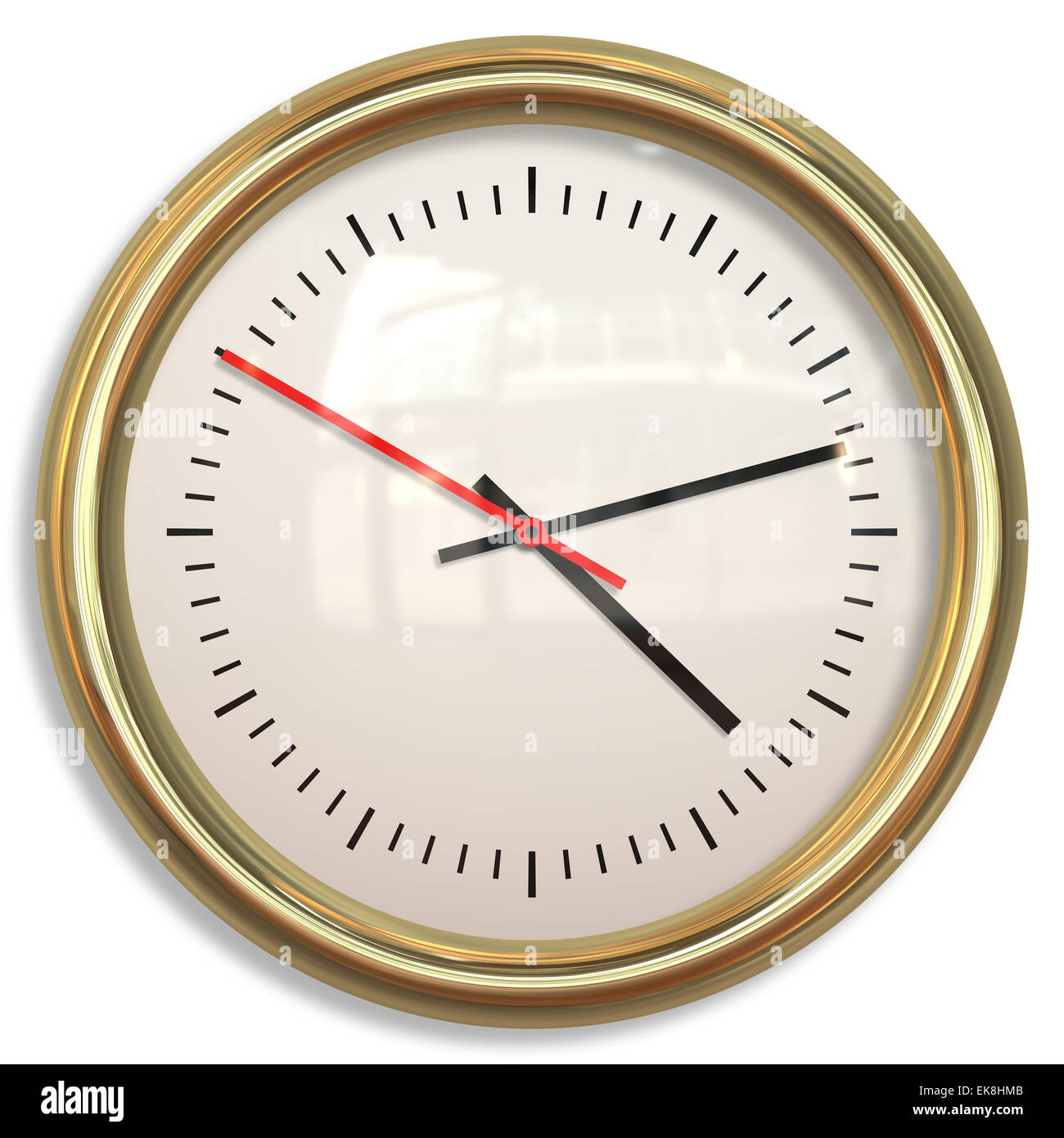 Simple white clock symbol set hi-res stock photography and images - Alamy