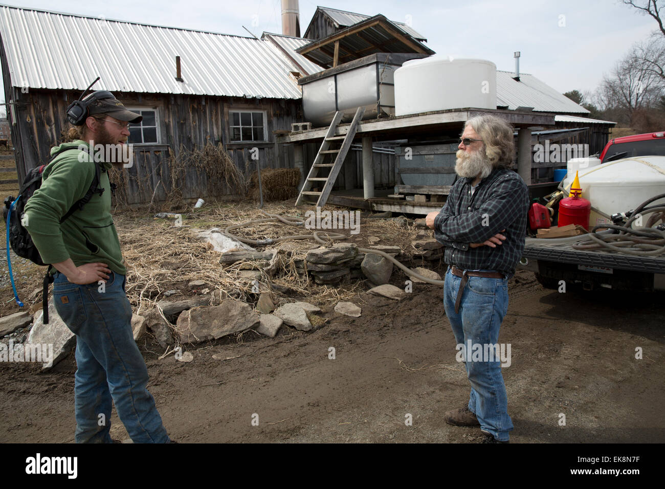 Maple sugar house, Northfield, Massachusetts, USA Stock Photo Alamy