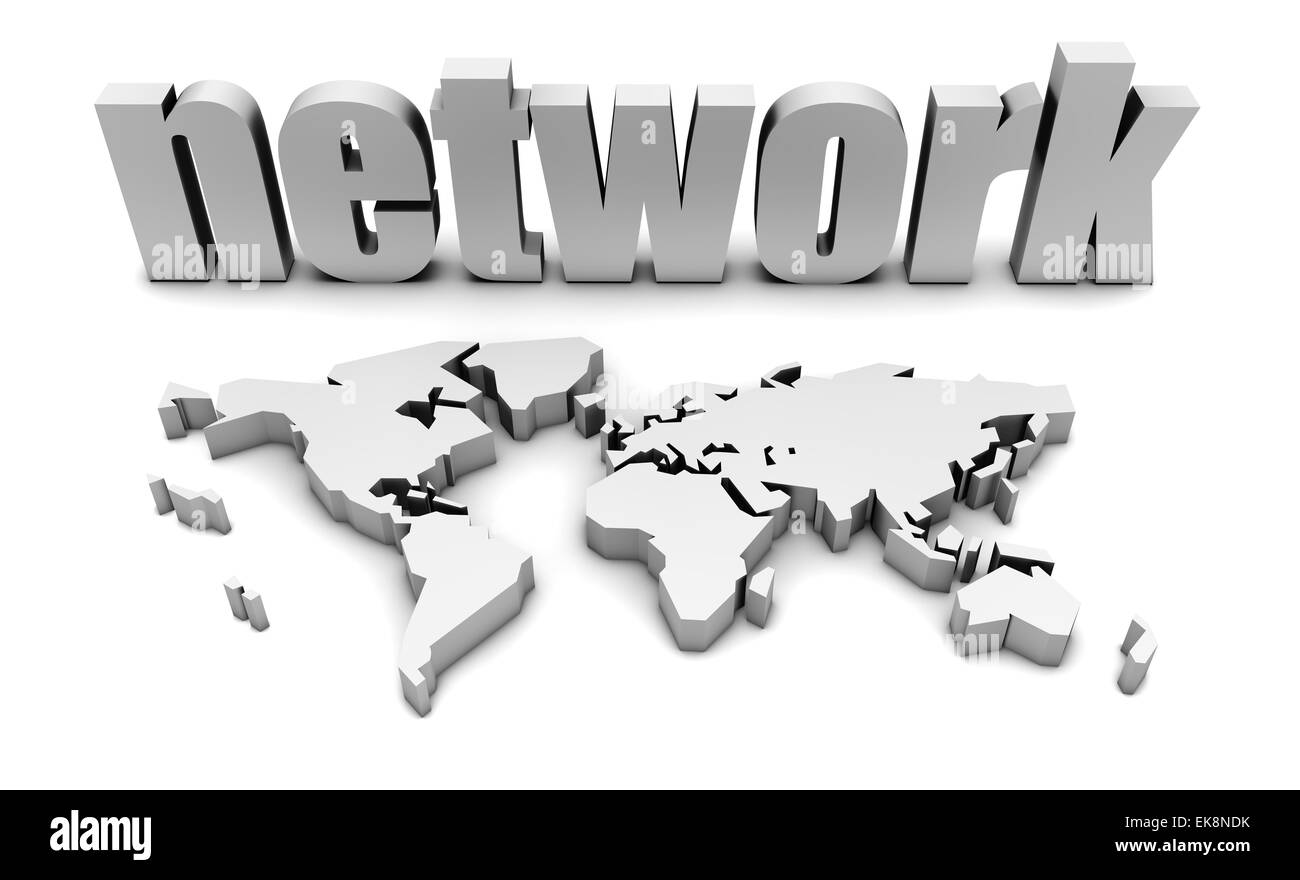 Computer network lan in 3d Black and White Stock Photos & Images - Alamy