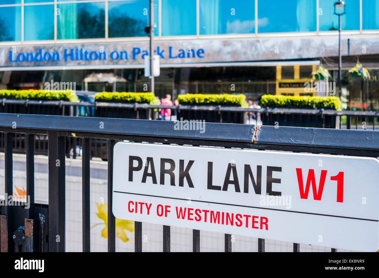 Park lane road sign london hires stock photography and images Alamy
