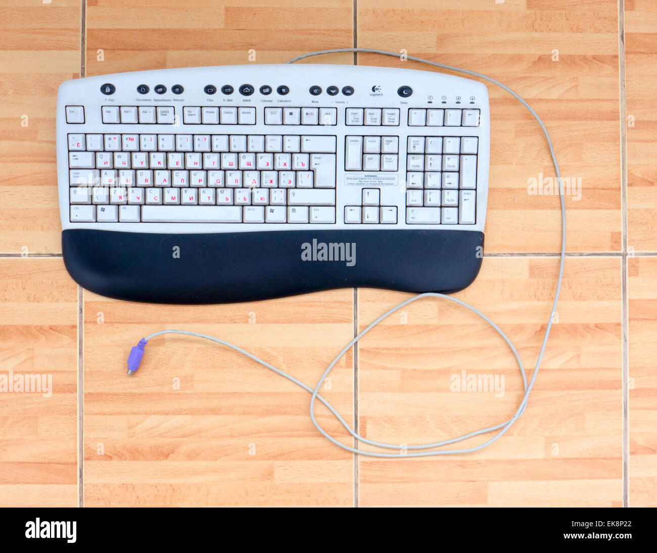 GOMEL, BELARUS - FEBRUARY 13, 2015: Logitech Office Keyboard Y 