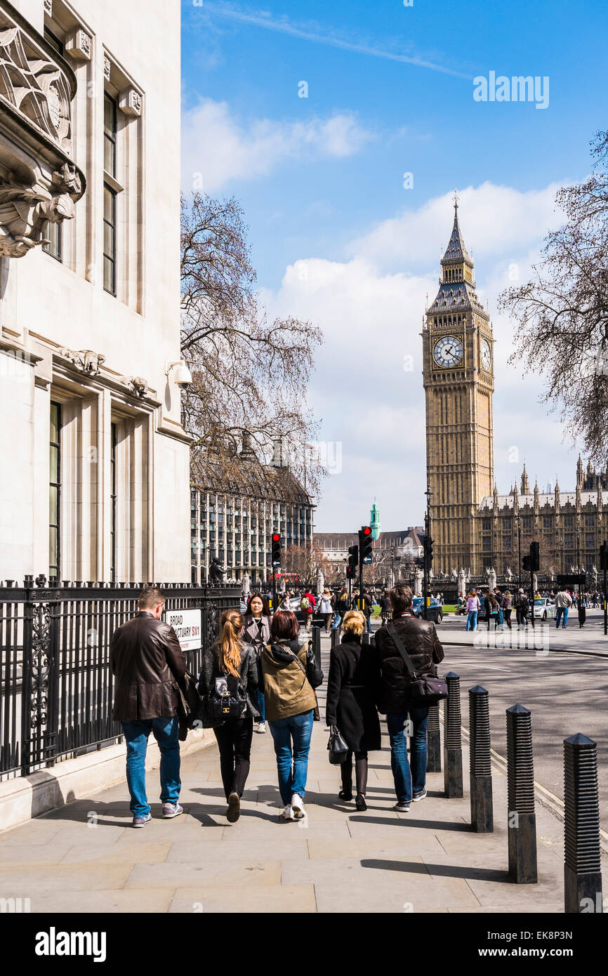 Big Ben&Parliament Square - London Stock Photo