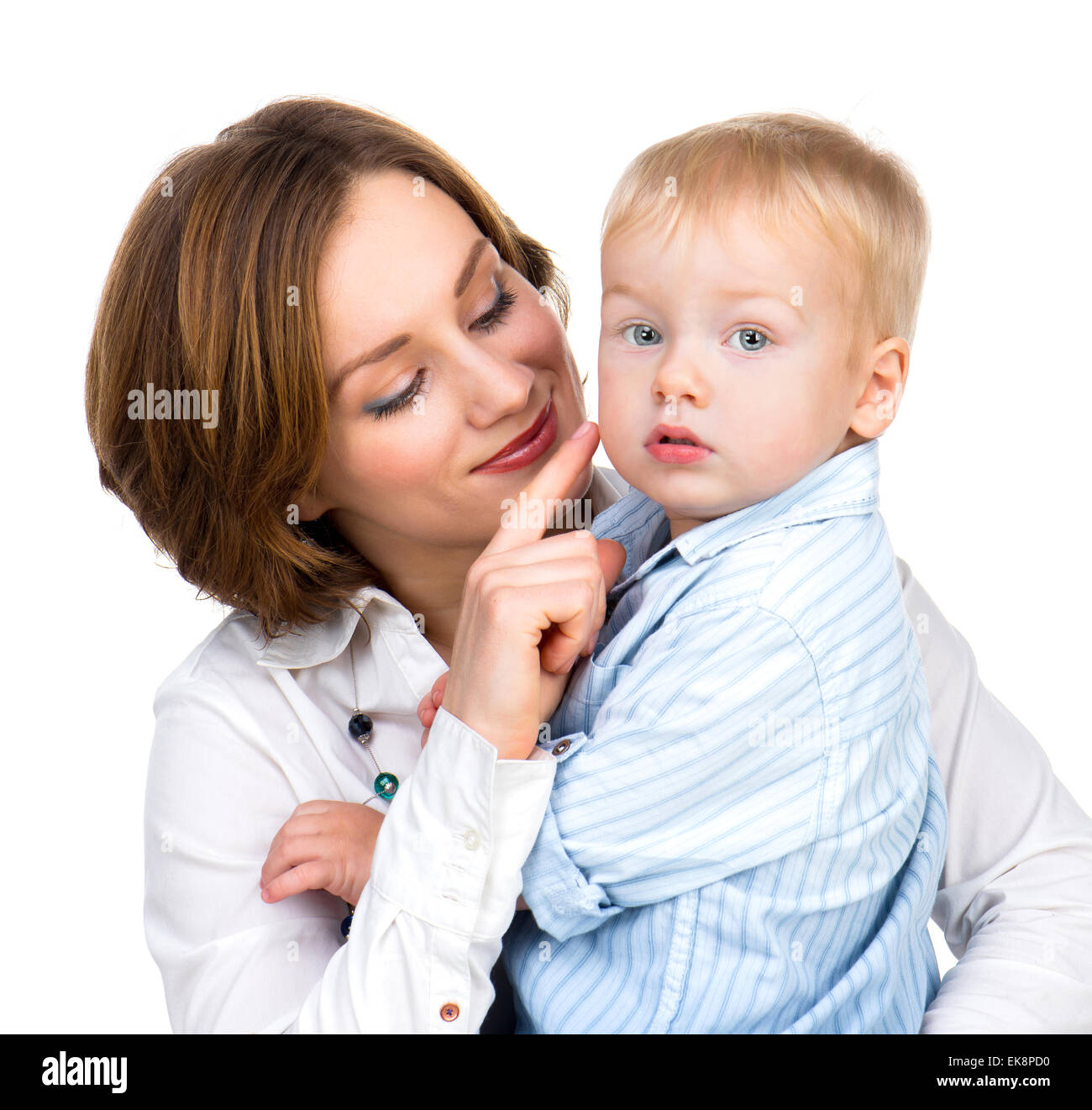 Baby And Mother Stock Photo - Alamy