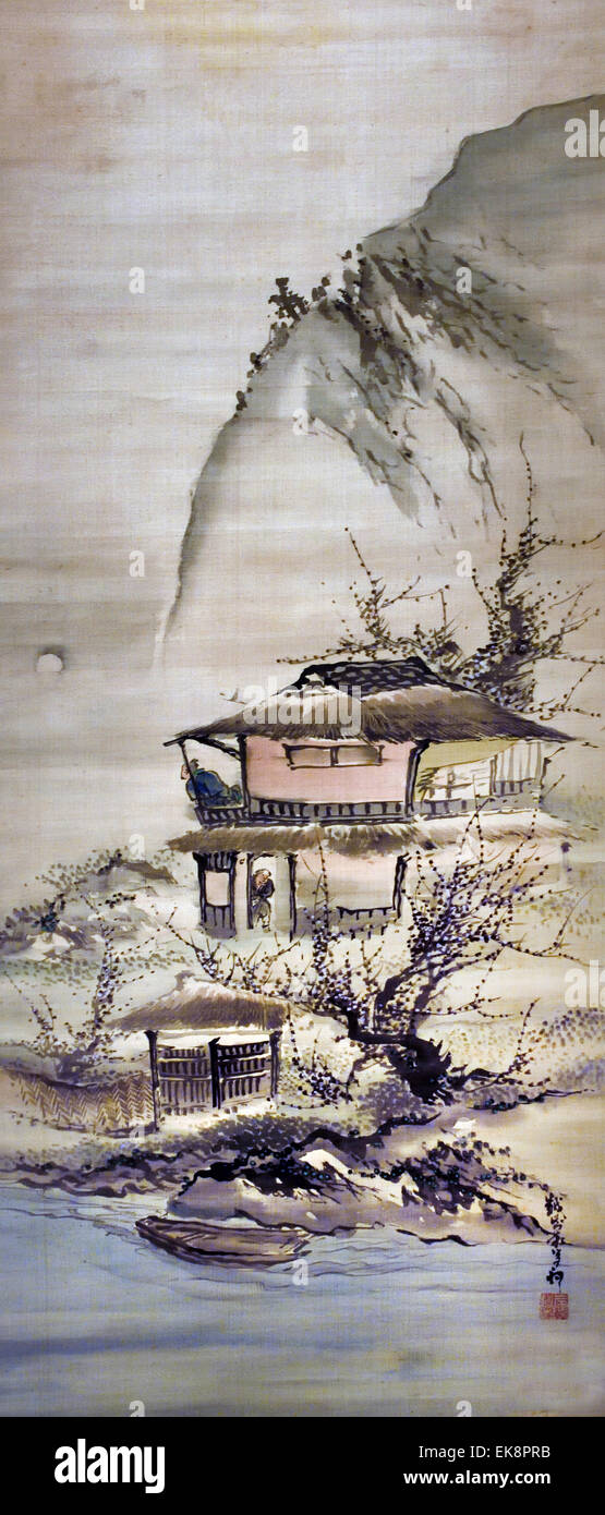 1800 - 1825  Kishi Ganku  1749-1838  Japan Japanese Stock Photo