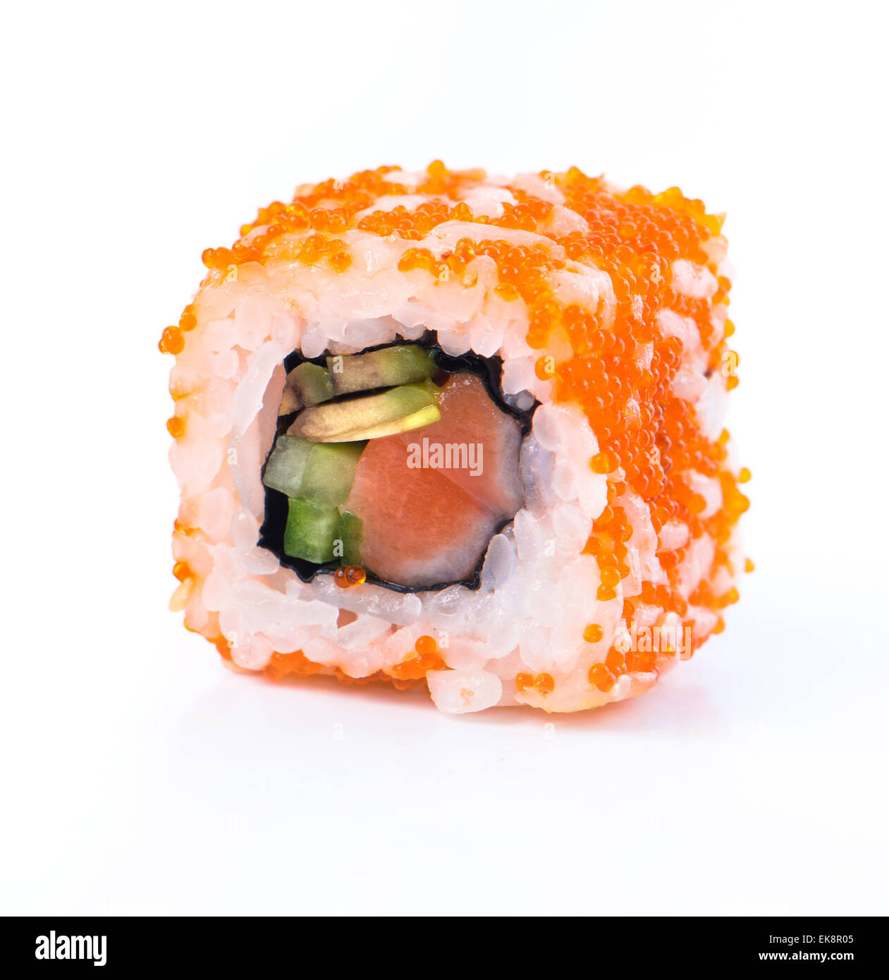Sushi on white Stock Photo - Alamy