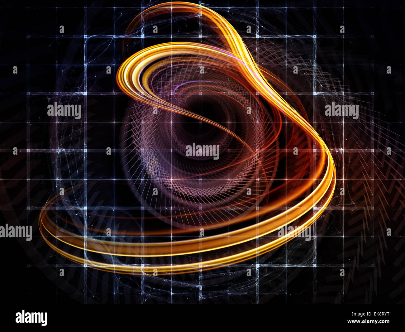 Grids And Curves Stock Photo Alamy