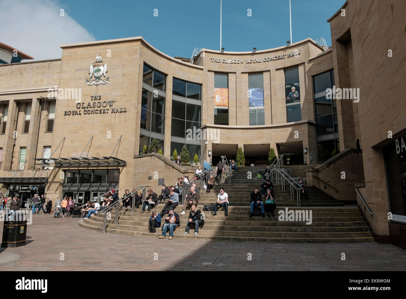 The Glasgow Steps, outside Buchanan Galleries and RSAMD, Buchanan Street, Glasgow, Scotland, UK Stock Photo