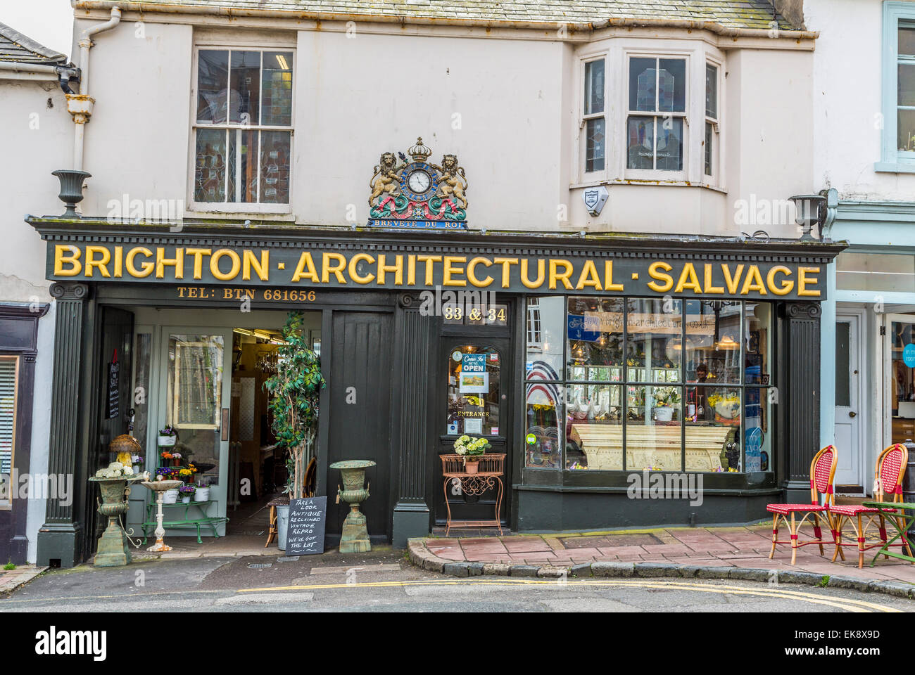 A Landscape image of Brighton Architectural Salvage Stock Photo Alamy
