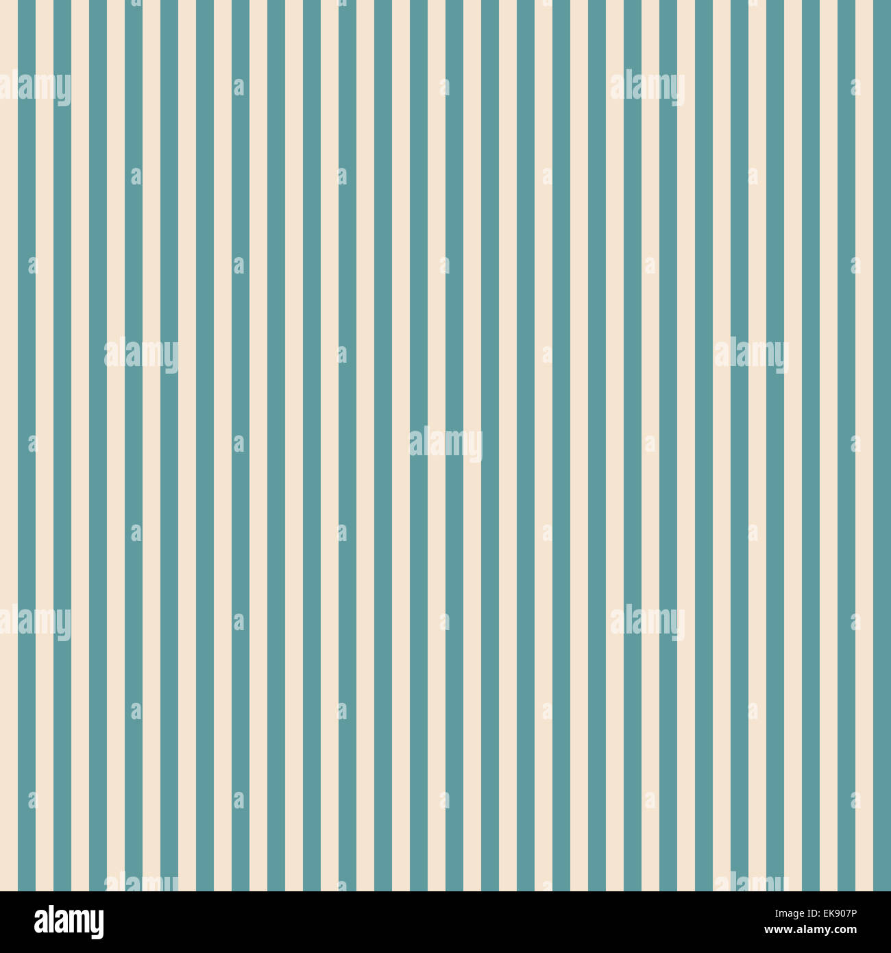 Vintage Blue and Beige Striped Seamless Pattern Background Saved in Swatches Panel Stock Photo