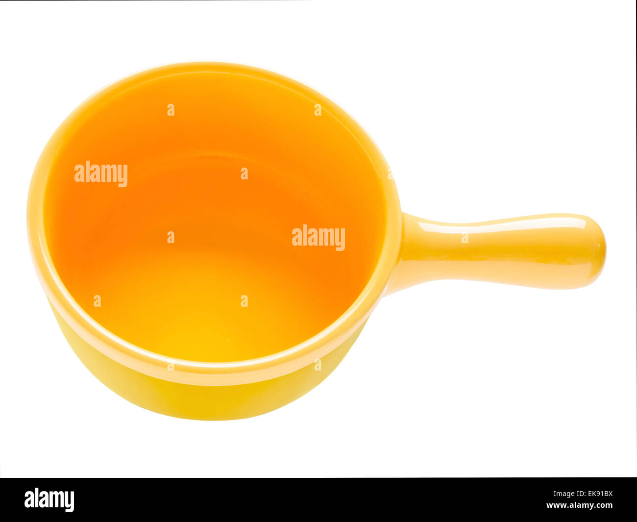 yellow ceramic clay pot Stock Photo Alamy