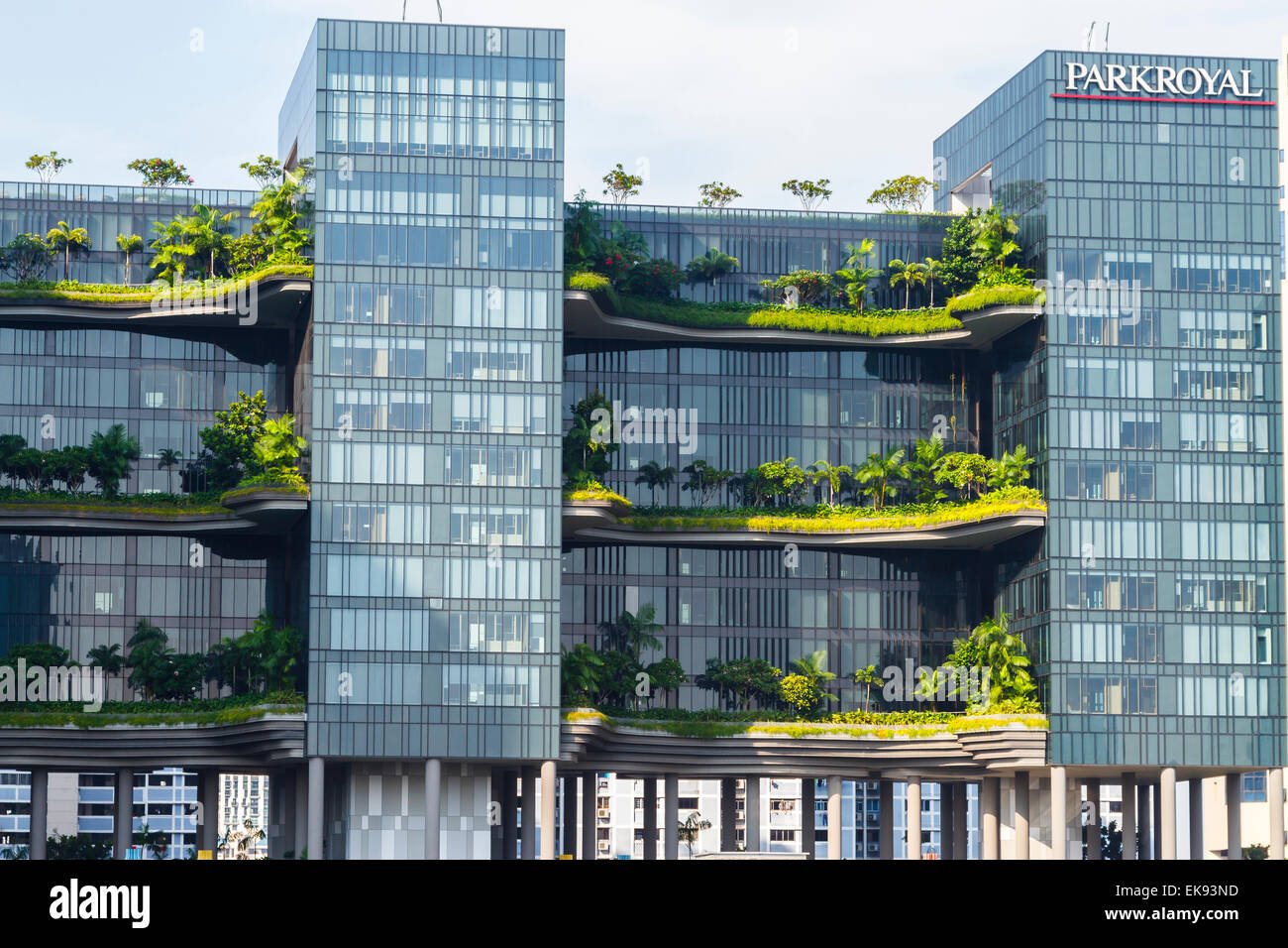 Hotel facade. Stock Photo