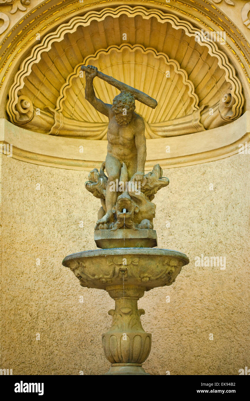 beautiful fountain in the park Stock Photo - Alamy