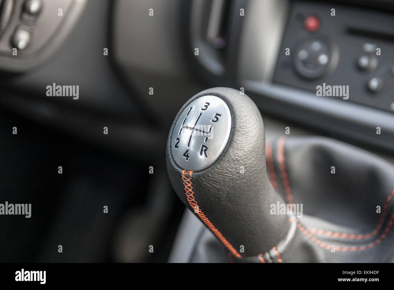 Manual gear shifter Stock Photo Alamy