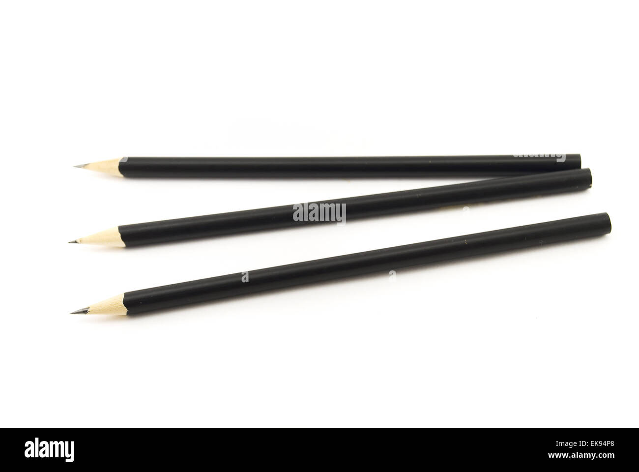 black pencil isolated on white Stock Photo Alamy