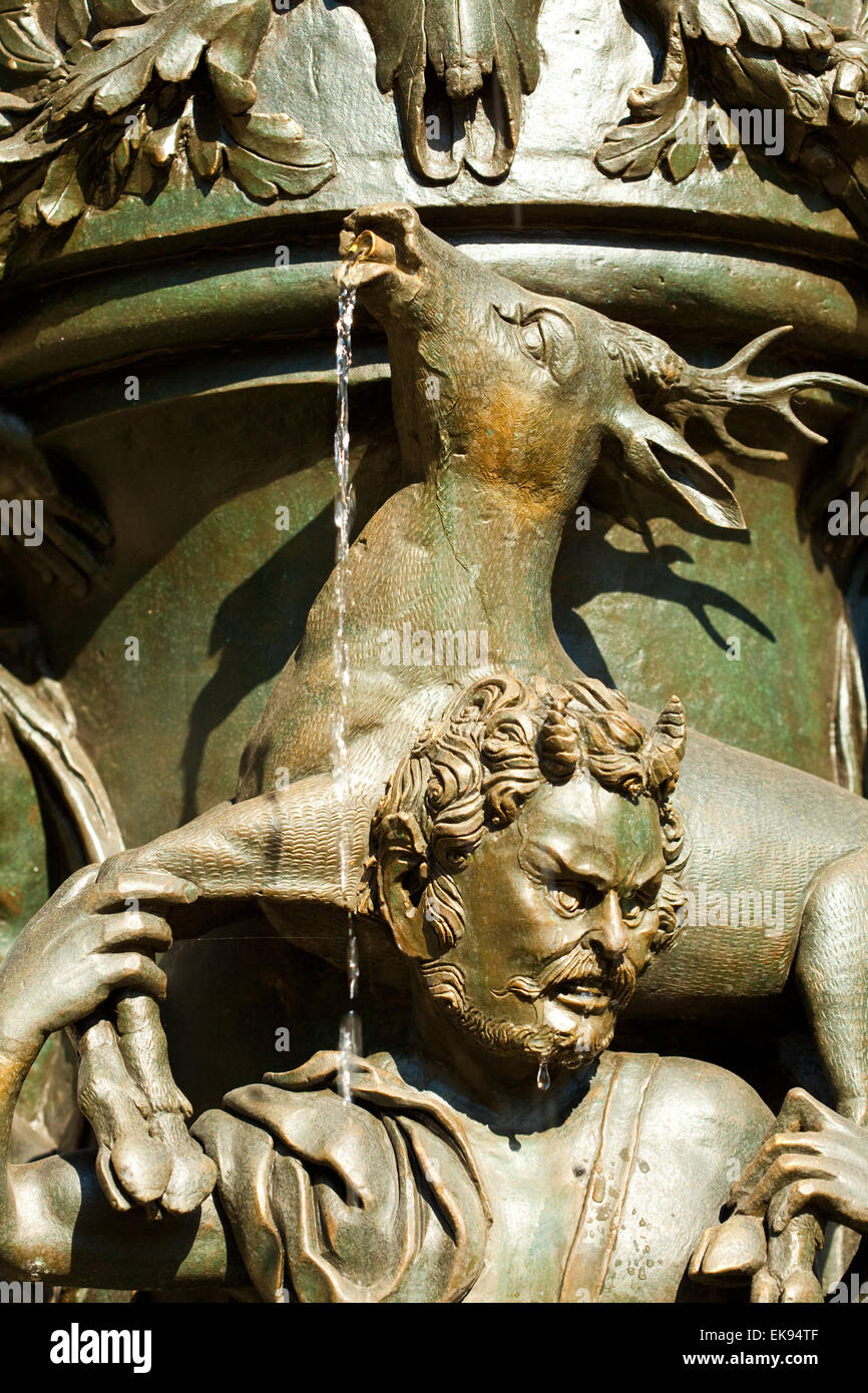 beautiful fountain in the park Stock Photo - Alamy