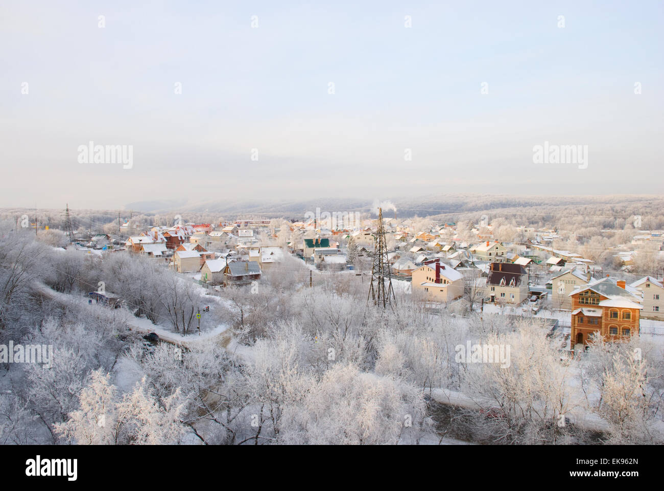 a beautiful winter landscape Stock Photo - Alamy