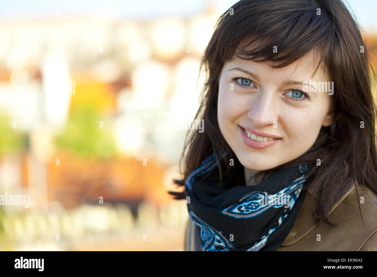 Portrait of a young beautiful woman Stock Photo - Alamy