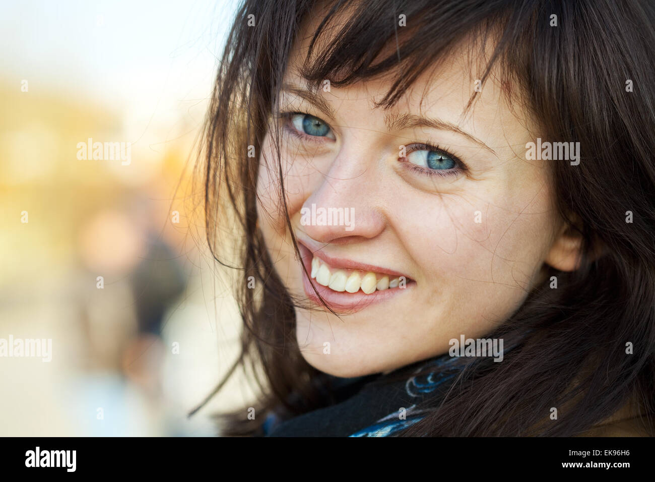 Portrait of a young beautiful woman Stock Photo - Alamy