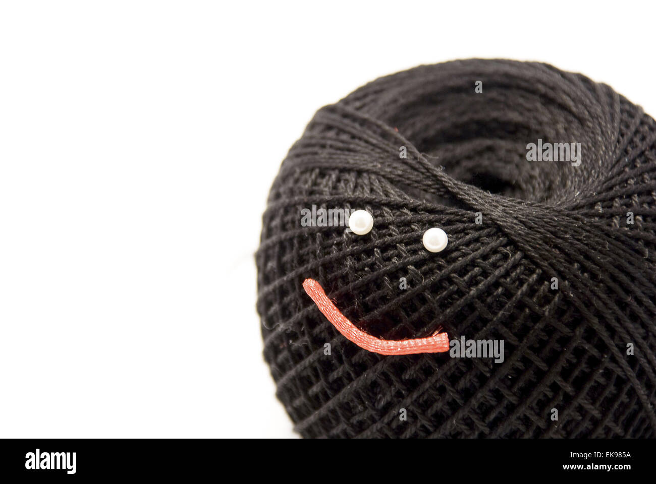 Toy balls of wool with the eyes Stock Photo Alamy