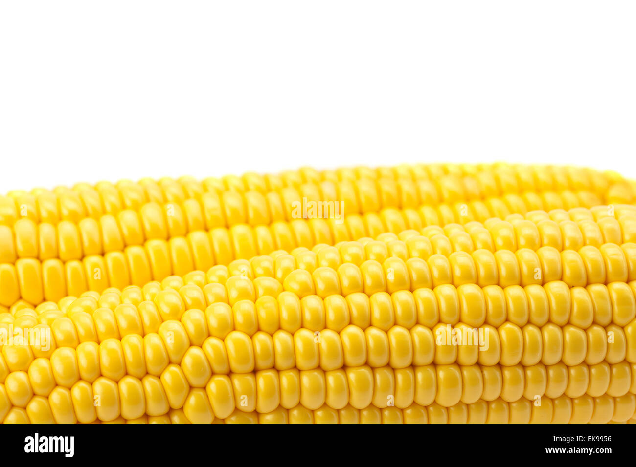 Corn is isolated on a white Stock Photo - Alamy