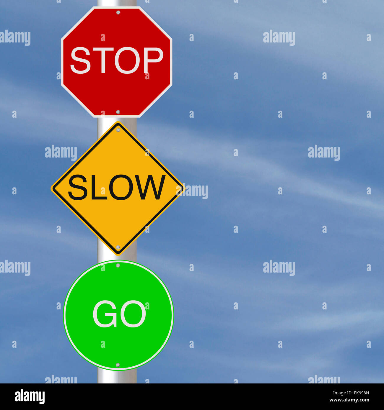 Stop go signs hi-res stock photography and images - Alamy