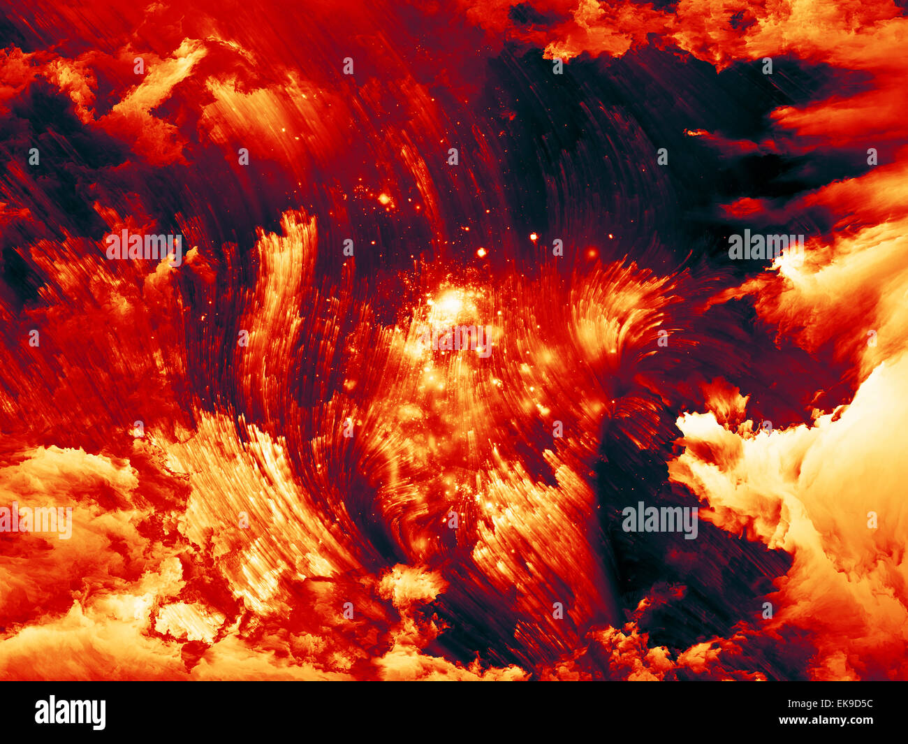 Unfolding of Digital Paint Stock Photo Alamy