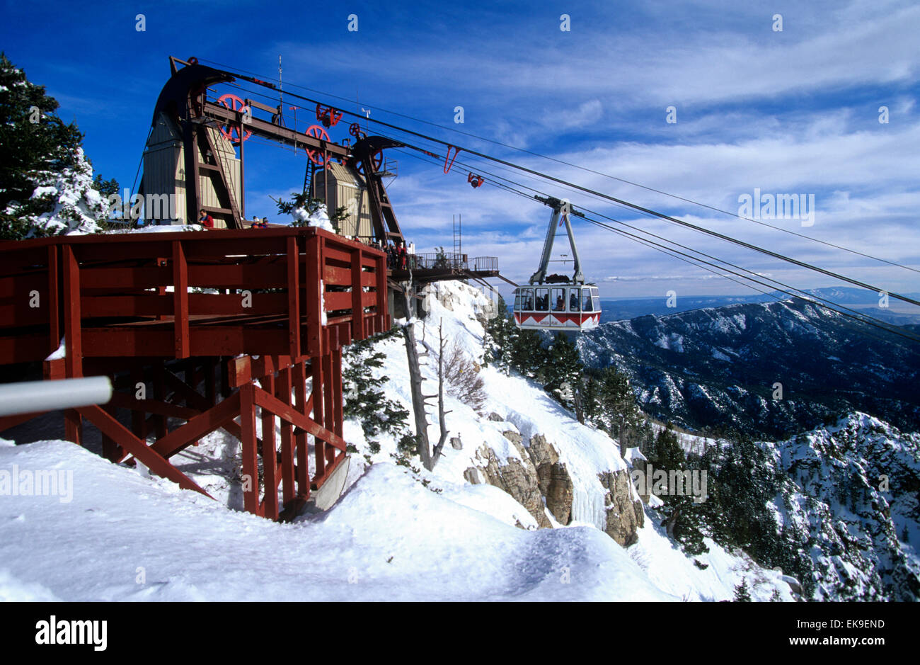 Sandia Peak Aerial Tramway, (2.7 miles) is the world's largest single
