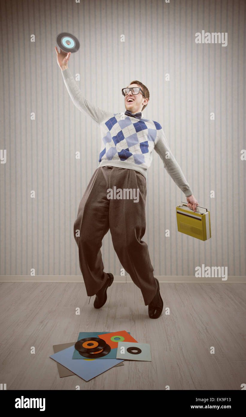 Nerd Line Dancing 1960 student hi-res stock photography and images - Alamy